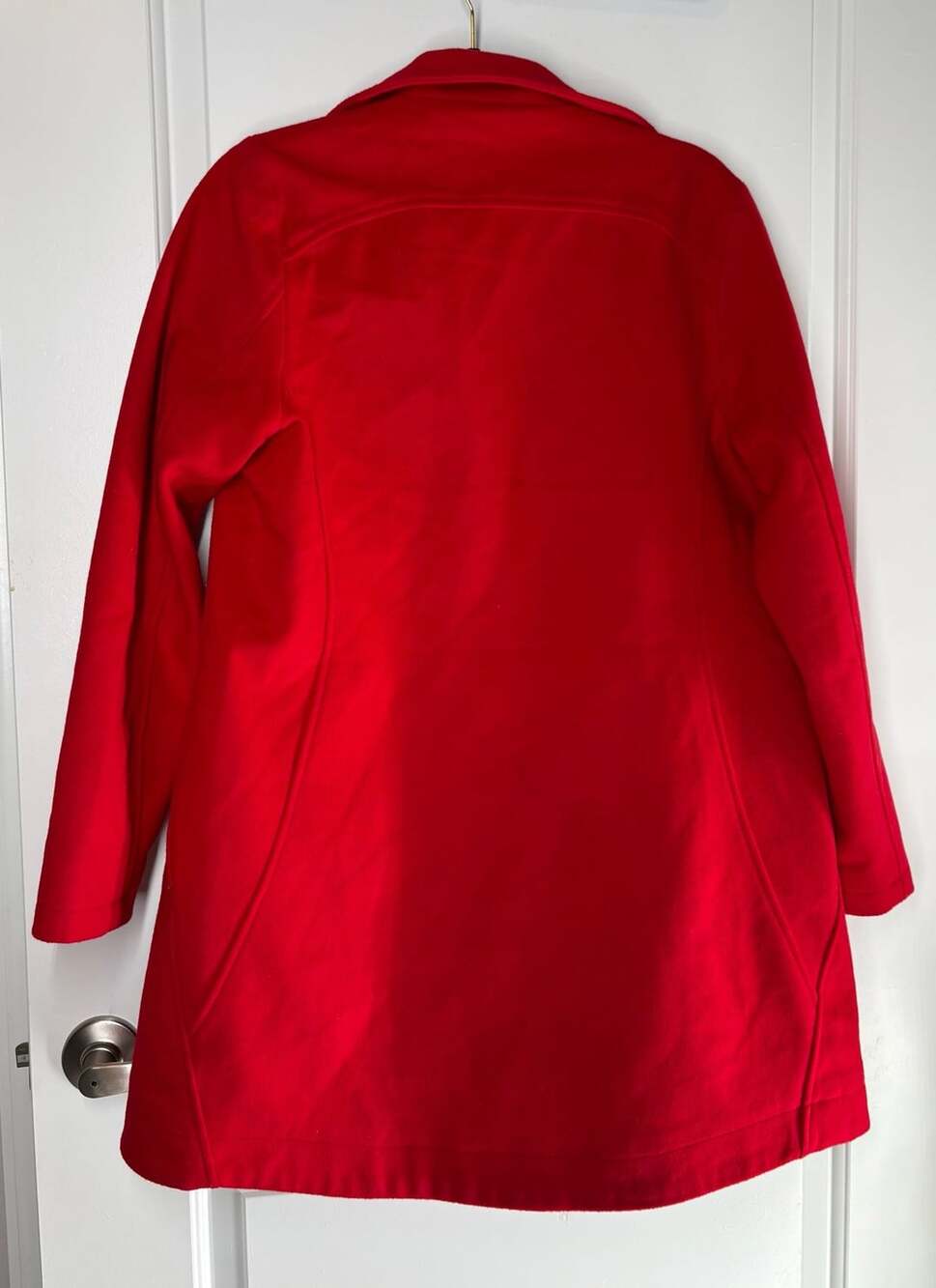 Pendleton Cascade Wool Coat Size S Red Glacier Park Lining - Picture 5 of 5